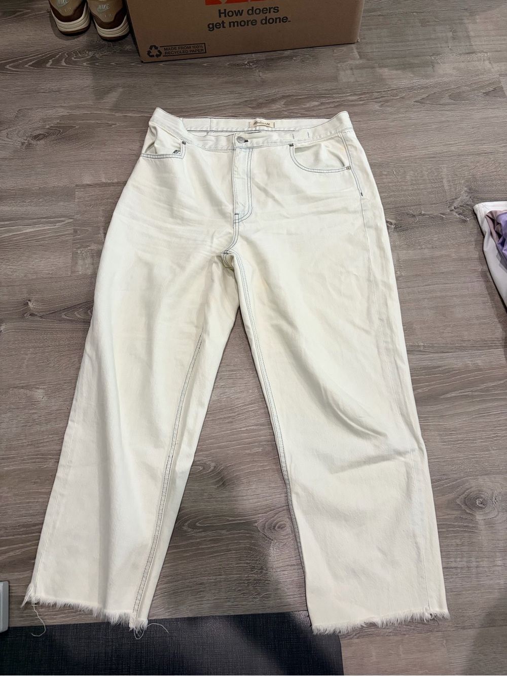 Madewell Tapered Wide-Leg jeans